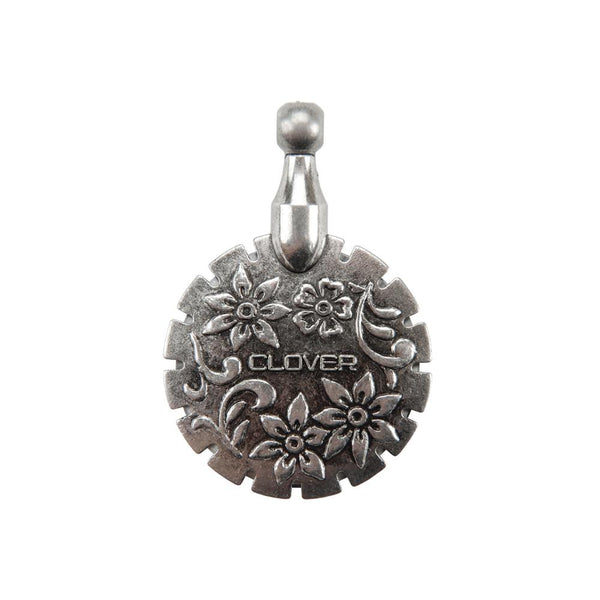 Clover Thread Cutter Pendant - Antique Silver*