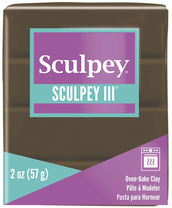 Sculpey III Oven-Bake Clay 2oz. - Suede Brown*