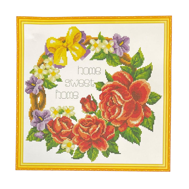 Poppy Crafts Cross-Stitch Kit 46 - Sweet Home Ring