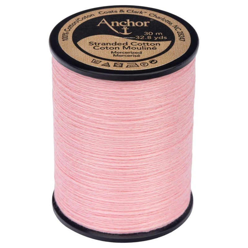 Anchor 6-Strand Embroidery Floss Spool 32.8yd - Carnation Ultra Light*
