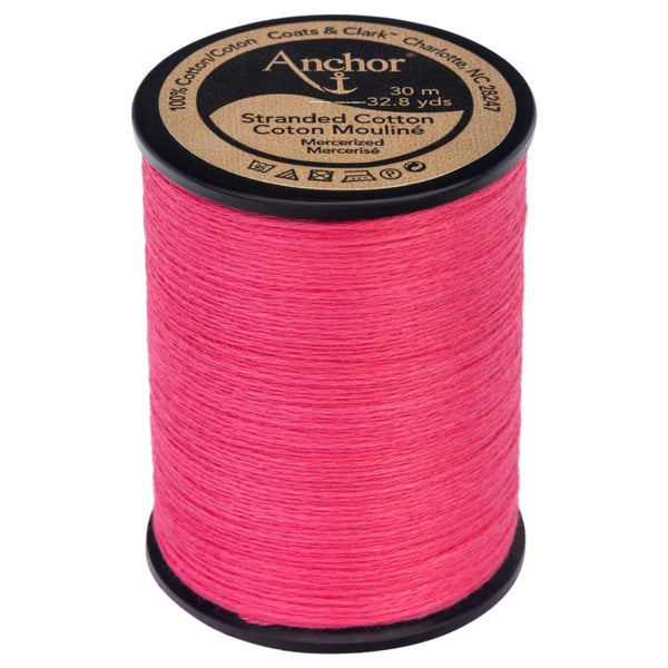 Anchor 6-Strand Embroidery Floss Spool 32.8yd - China Rose Dark