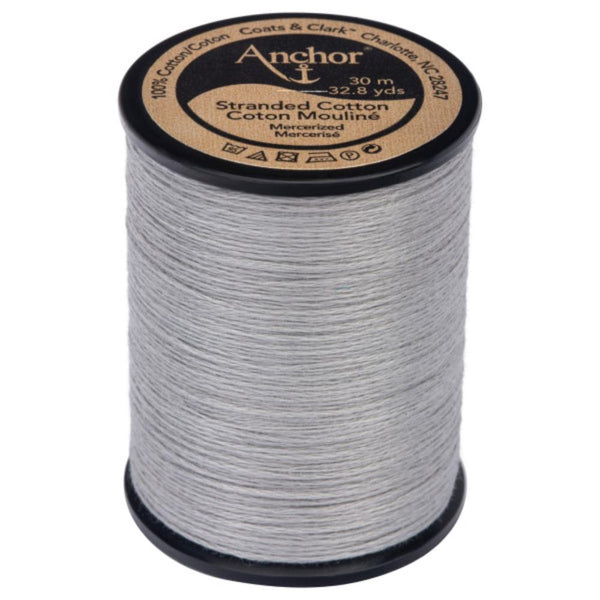 Anchor 6-Strand Embroidery Floss Spool 32.8yd - Grey*