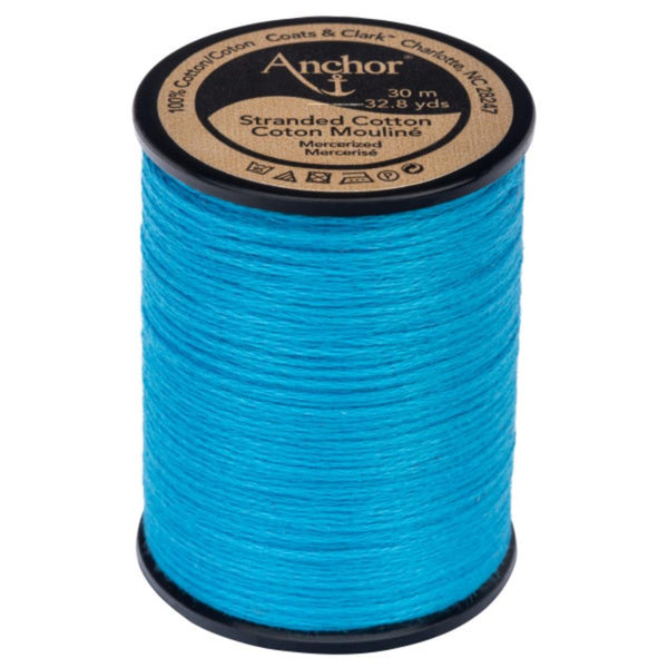Anchor 6-Strand Embroidery Floss Spool 32.8yd - Ice Blue