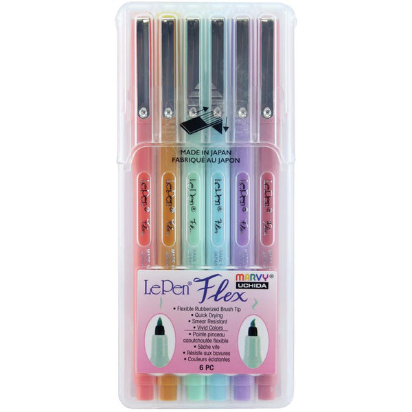 Uchida - LePen Flex Set 6 pack Pastel colours