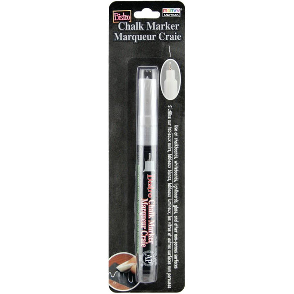 Uchida - Bistro Chalk Marker Extra Fine Tip - Silver