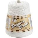 Lily Sugar'n Cream Cotton Yarn Cone - White 400g