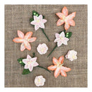 49 And Market Stargazers Paper Flowers 9 pack Peach Sorbet