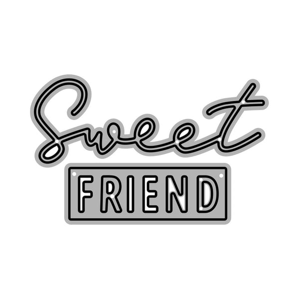 Poppy Crafts Cutting Dies #495 - Sweet Friend