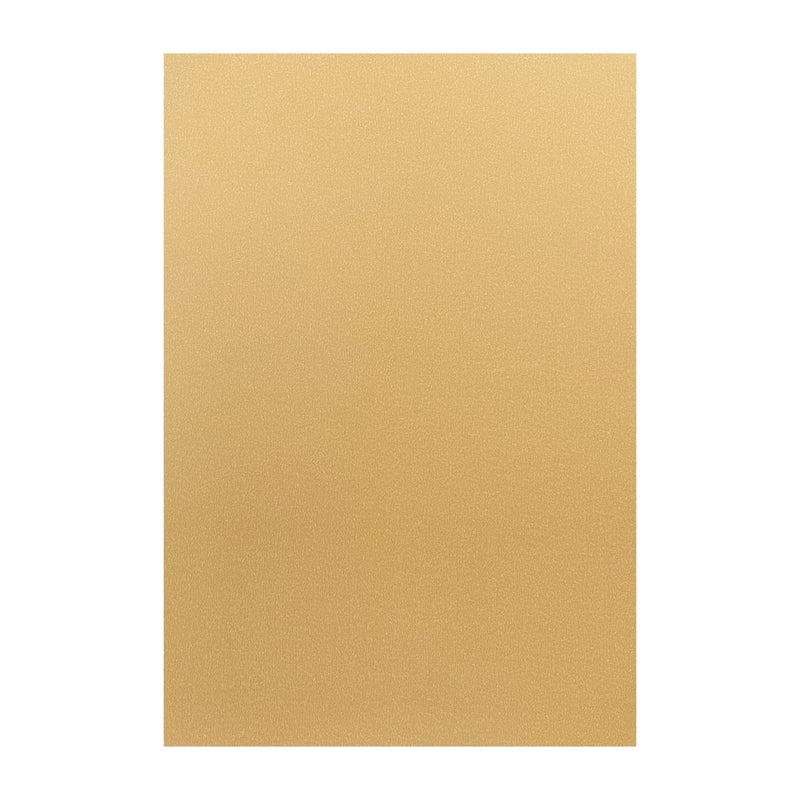 Poppy Crafts A4 Premium Shimmer Cardstock 10 pack - Golden