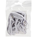 Dritz Pre-Cut Braided Elastic 1/4"X3yd - White*