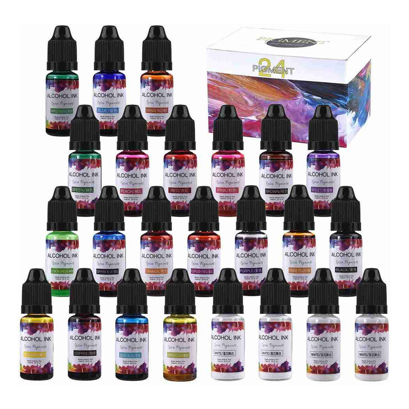 Poppy Crafts Alcohol Ink 10ml 24 Pack