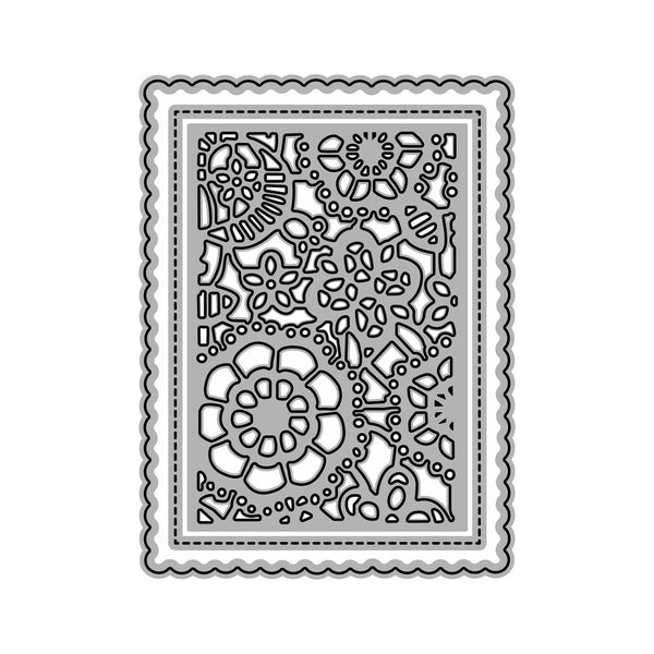 Poppy Crafts Cutting Dies #503 - Floral Background Small