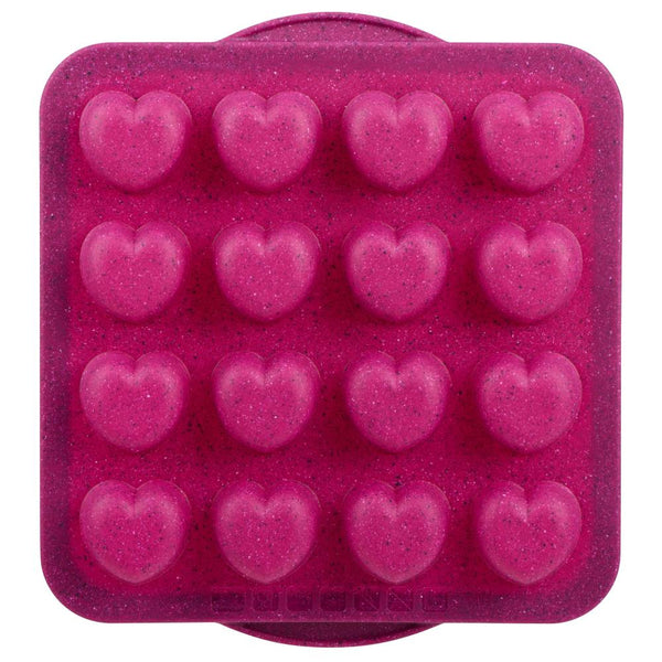 Trudeau Silicone Treat Pan - Fuchsia Heart*