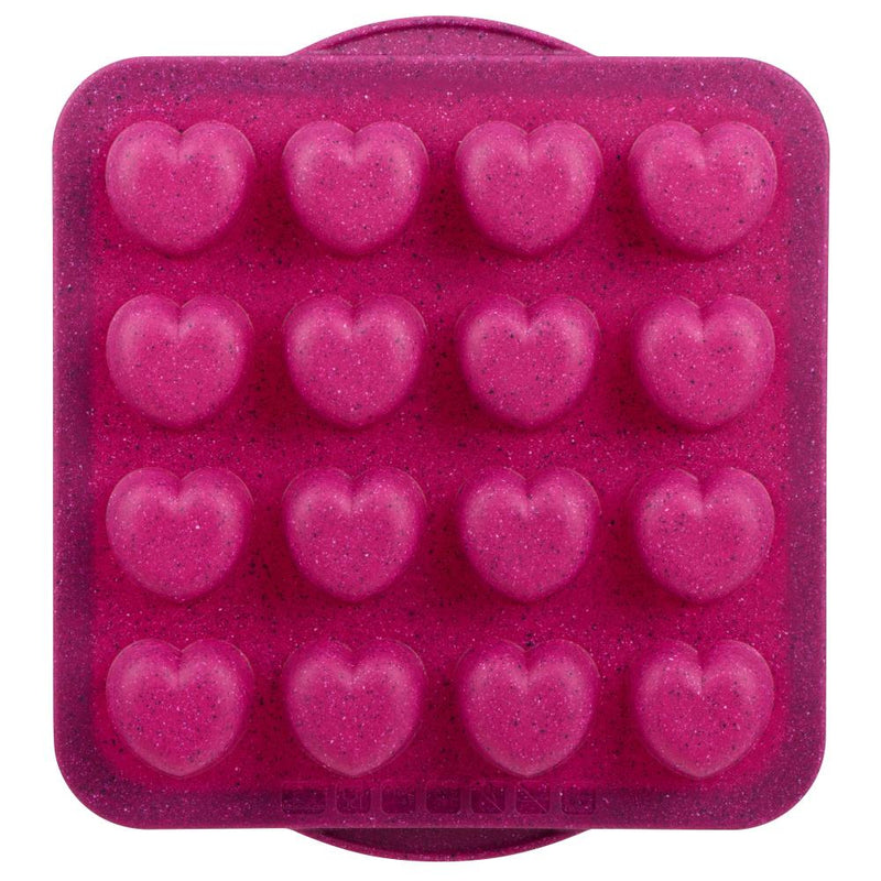 Trudeau Silicone Treat Pan - Fuchsia Heart*