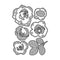 Poppy Crafts Cutting Dies #512 - Layered Rose