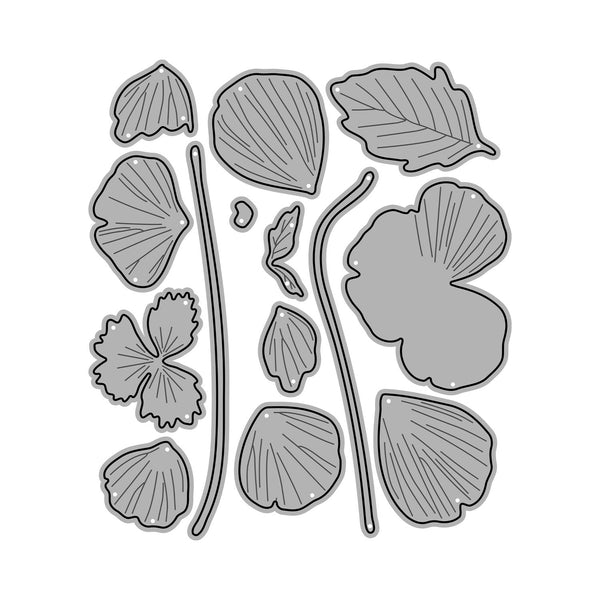 Poppy Crafts Cutting Dies #513 - Layered Flower #1