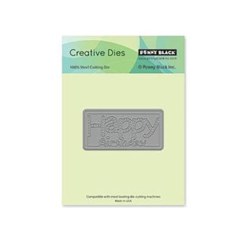 Penny Black Creative Dies Stitched Sentiment 3.2X1.7