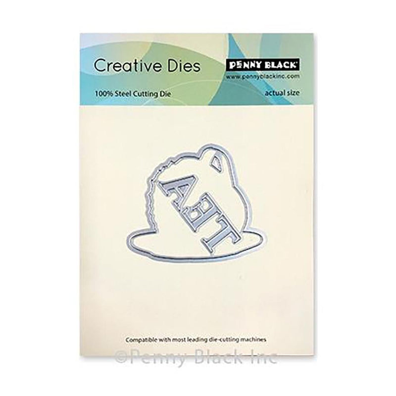 Penny Black Creative Dies - Tea Time Cut Out 2.9 inch X2.5 inch