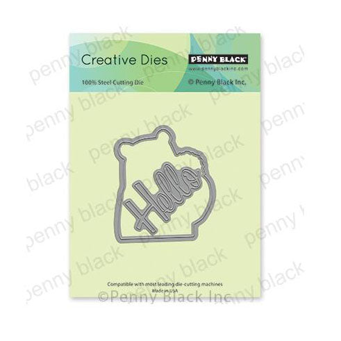 Penny Black Creative Dies - Snuggles Cut Out 2.5in x 2.9in*