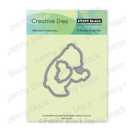Penny Black Creative Dies - Share The Love Cut Out 2.8in x 3.2in