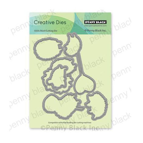Penny Black Creative Dies - Hedgie Luv Cut Out 6in x 4.3in*