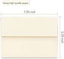 Poppy Crafts 5x7in Envelopes - Luxury Ivory - Pack of 50