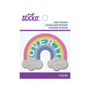 American Crafts - Sticko - Fuzzy Stickers - Over It