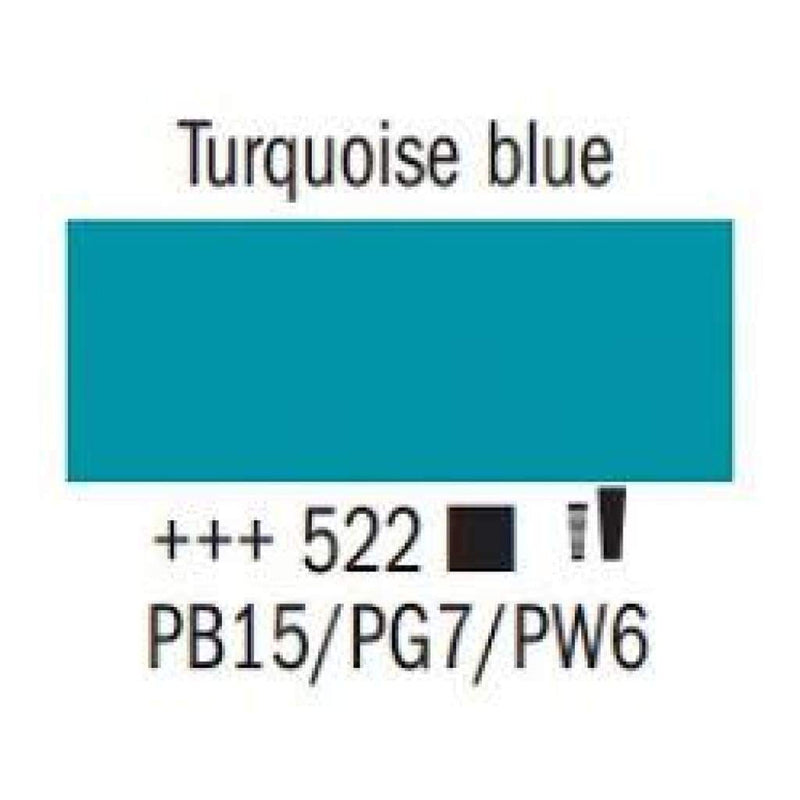 522 - Talens Amsterdam Acrylic Ink 30ml - Turquoise Blue