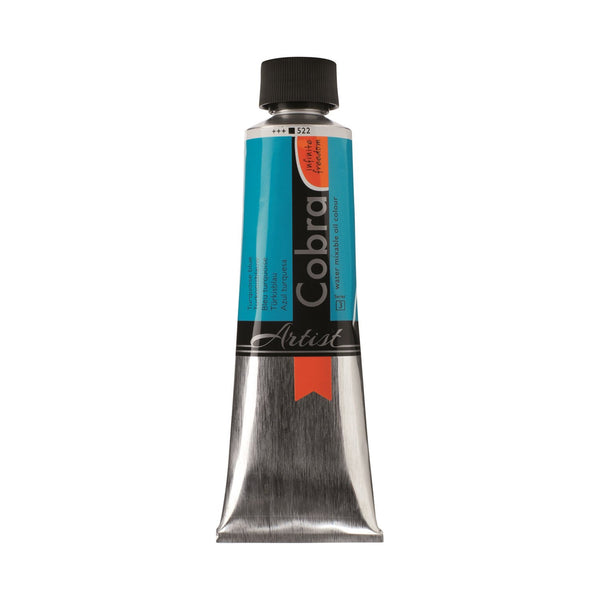 Cobra Artist Water Mixable Oil Colour  - 522 - Turquoise Blue 40ml