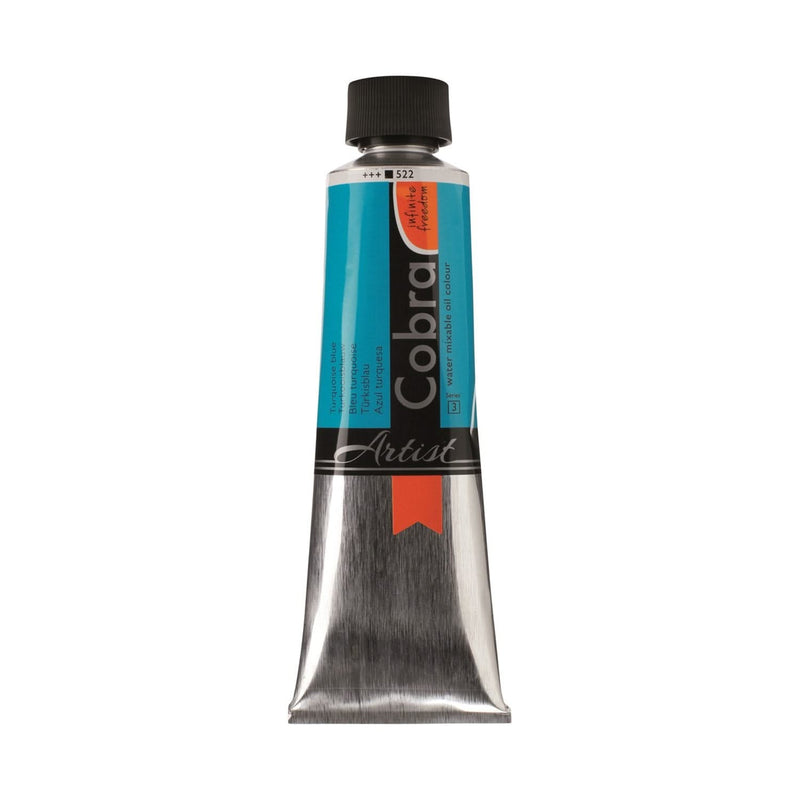 Cobra Artist Water Mixable Oil Colour  - 522 - Turquoise Blue 40ml