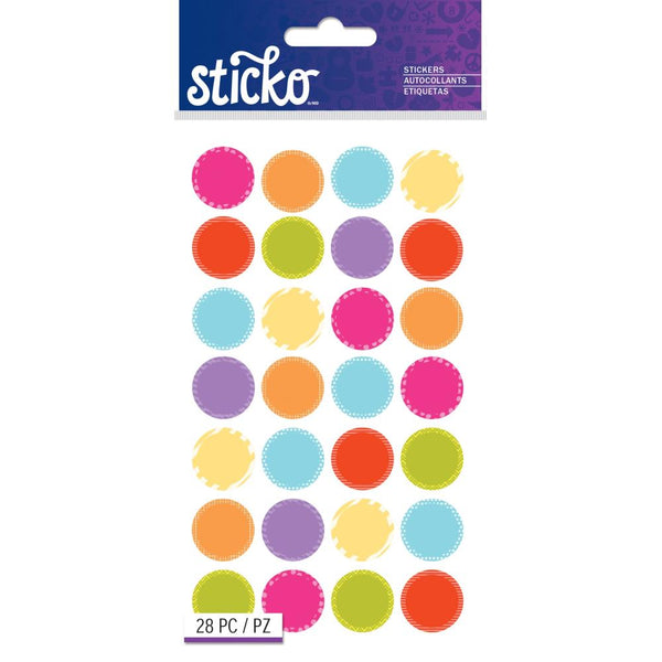 Sticko Alphabet Stickers-White Futura Glitter