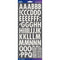 Sticko Alphabet Stickers - White Futura Glitter
