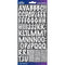 Sticko Alphabet Stickers - Alpha Medium Stickers -White Marker