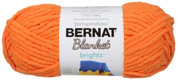 Bernat Blanket Brights Yarn Carrot Orange
