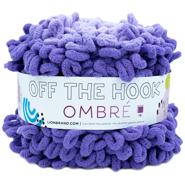 Lion Brand Off The Hook Ombre Yarn - Spellbound 397g*