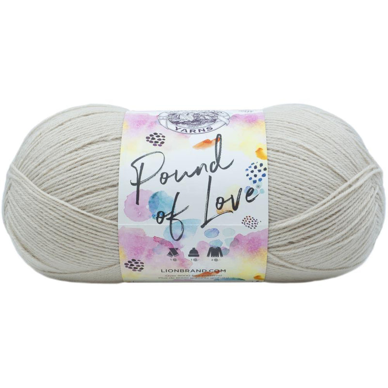 Lion Brand Pound Of Love Baby Yarn - Barley - 16oz/448g