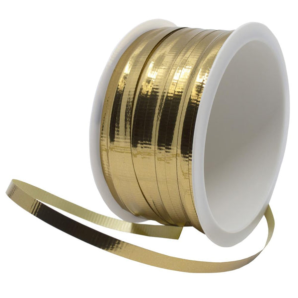 Morex Smooth Metallic Curling Ribbon .1875"X150' Gold