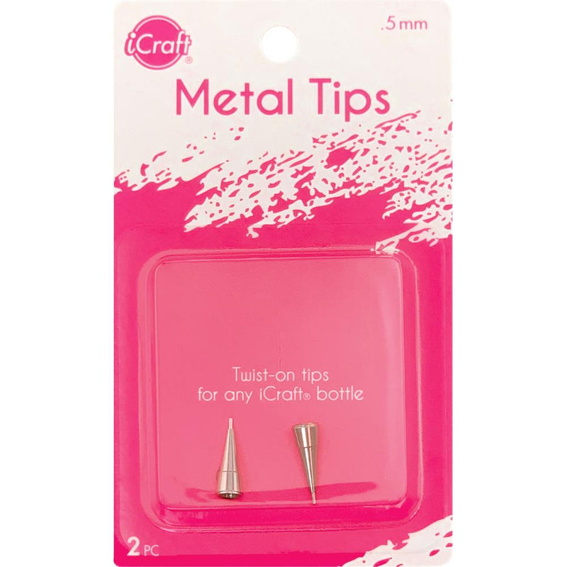 iCraft Metal Tips 2/Pkg For Liquid Adhesives