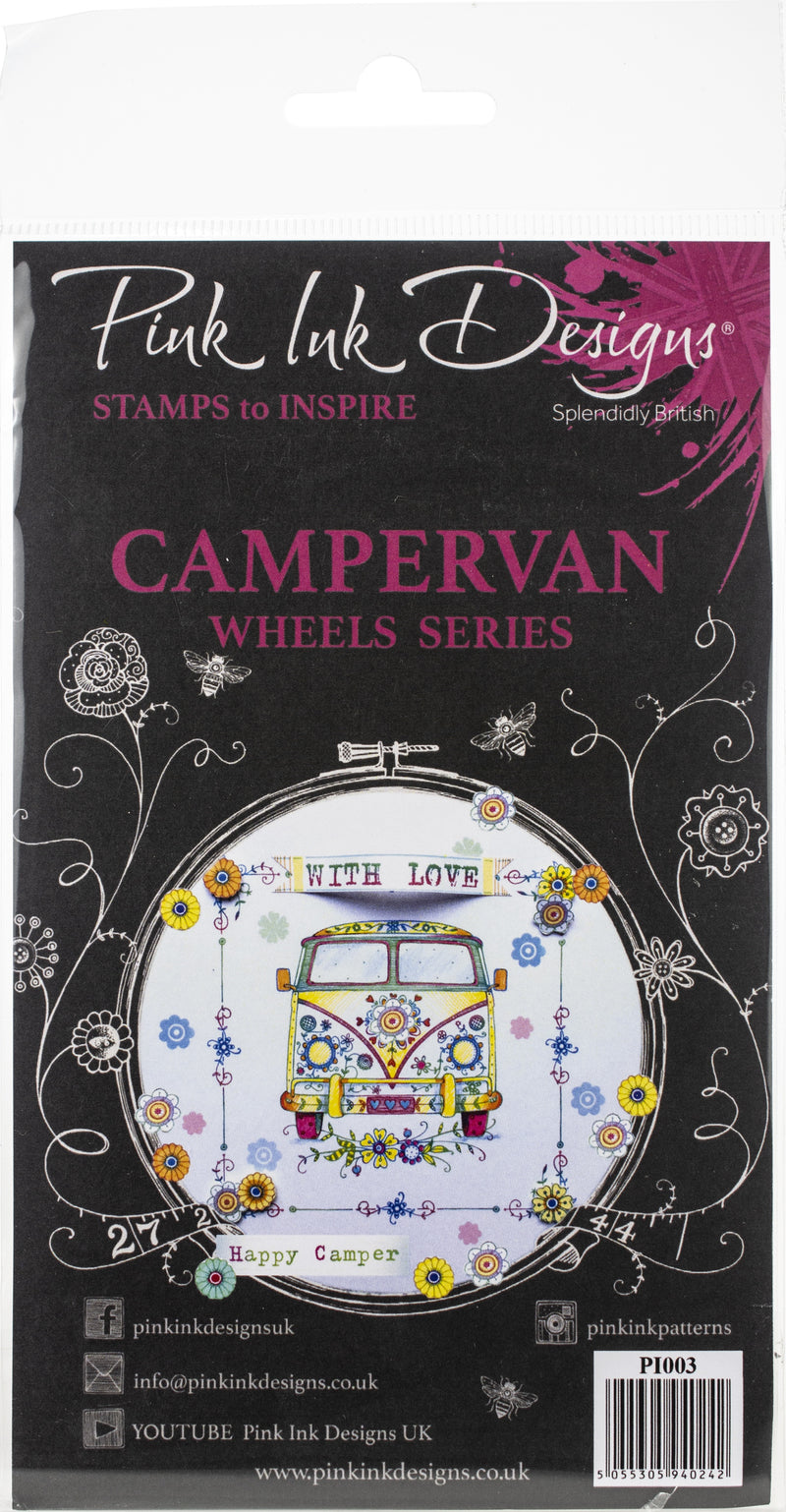 Pink Ink Designs Clear Stamp Set - Camper*
