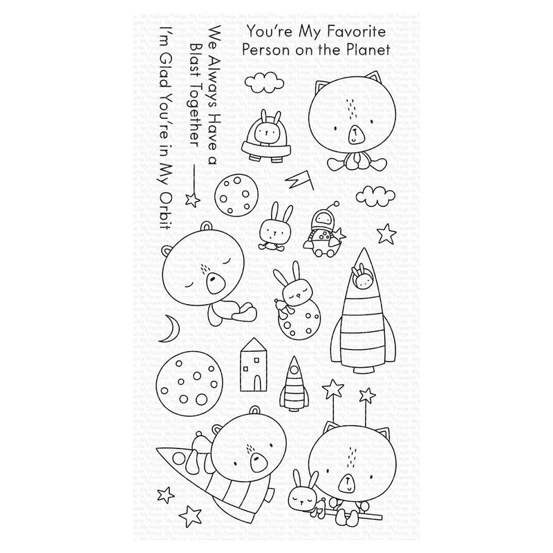 My Favorite Things Clearly Sentimental Stamps 4"X8" - Blastoff Buddies*