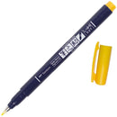 Tombow Fudenosuke Fine Tip Brush Pen - Yellow