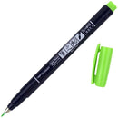 Tombow Fudenosuke Fine Tip Brush Pen - Neon Green
