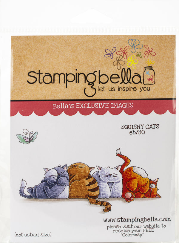 Squshy cat-stamping bella stamp*