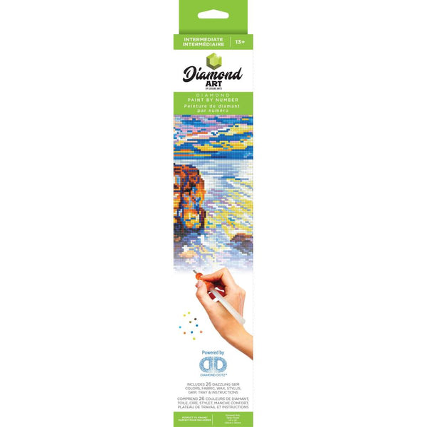 Leisure Arts Diamond Art Intermediate Kit 12in x 12in - Seascapes*