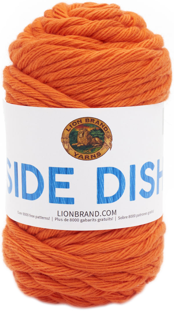 Lion Brand Side Dish Yarn - Orange - 3.5oz/100g*