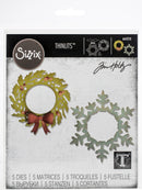 Sizzix - Thinlits Dies By Tim Holtz - Wreath & Snowflake*