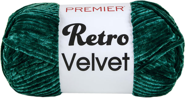 Premier Yarns Retro Velvet Yarn - Emerald 280g