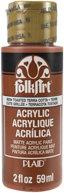 FolkArt Acrylic Paint 2oz - Toasted Terra Cotta*