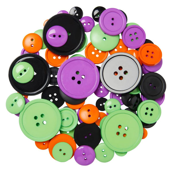 Blumenthal Favourite Findings Big Bag Of Buttons - Bright Halloween Mix 2.5oz*