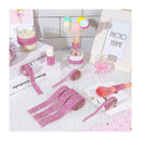 Poppy Crafts Self-adhesive Diamond Rhinestone Ribbon - Pink 4 Pack